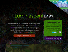 Tablet Screenshot of luminescentlabs.org